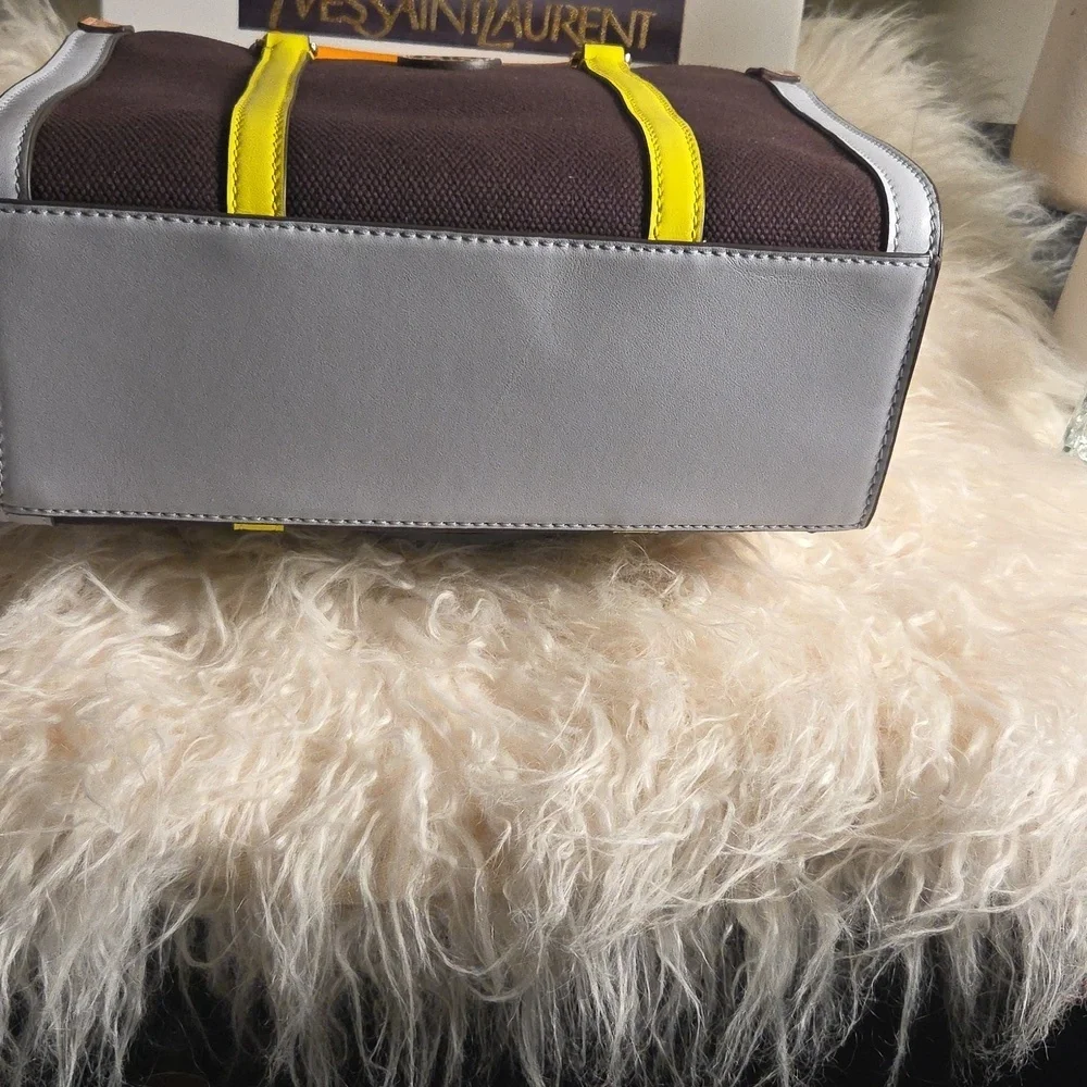 Tory Burch NWOTs Canvas Colorblock Tote